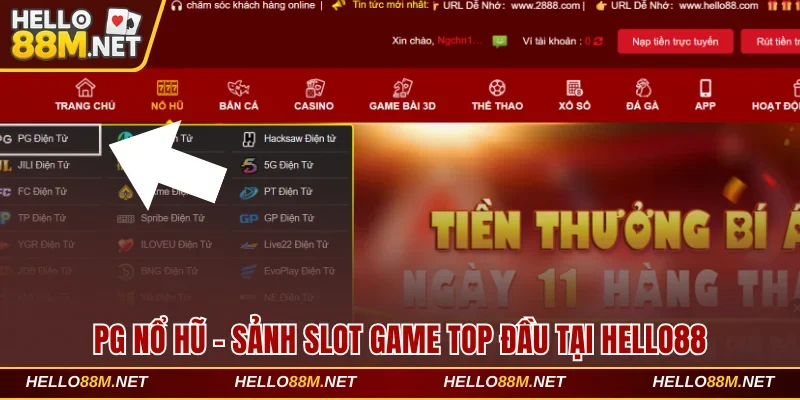 PG nổ hũ